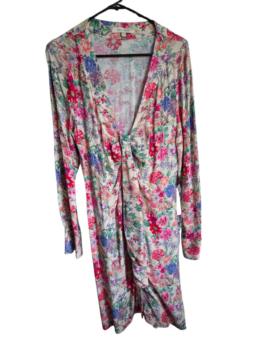 Favorite Daughter "Barely Holding It Together" Floral Dress 12 Coquette Whimsy